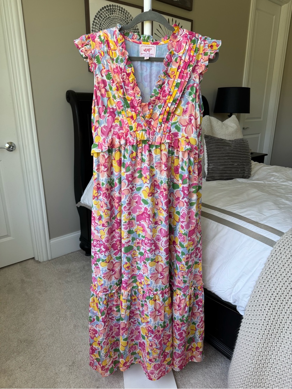 Banjanan Constance Dress in Techni Floral Breeze - Picture 2 of 6